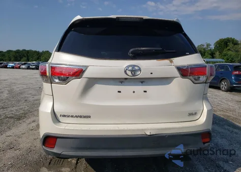2014 Toyota Highlander Xle from USA, damaged, VIN 5TDKKRFH9ES026878